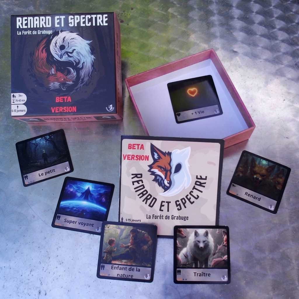 Boîte de jeu Renard et Spectre