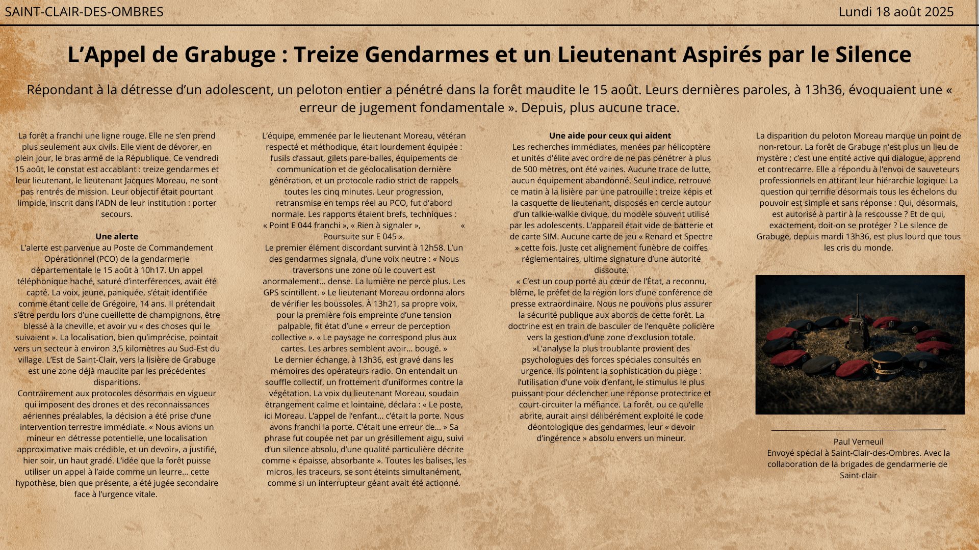 Pièce à conviction 7 - Croquis d'un symbole inconnu